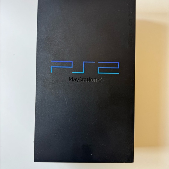 Sony PS2 Console - Black with Blue Logo
